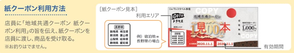 紙クーポン説明